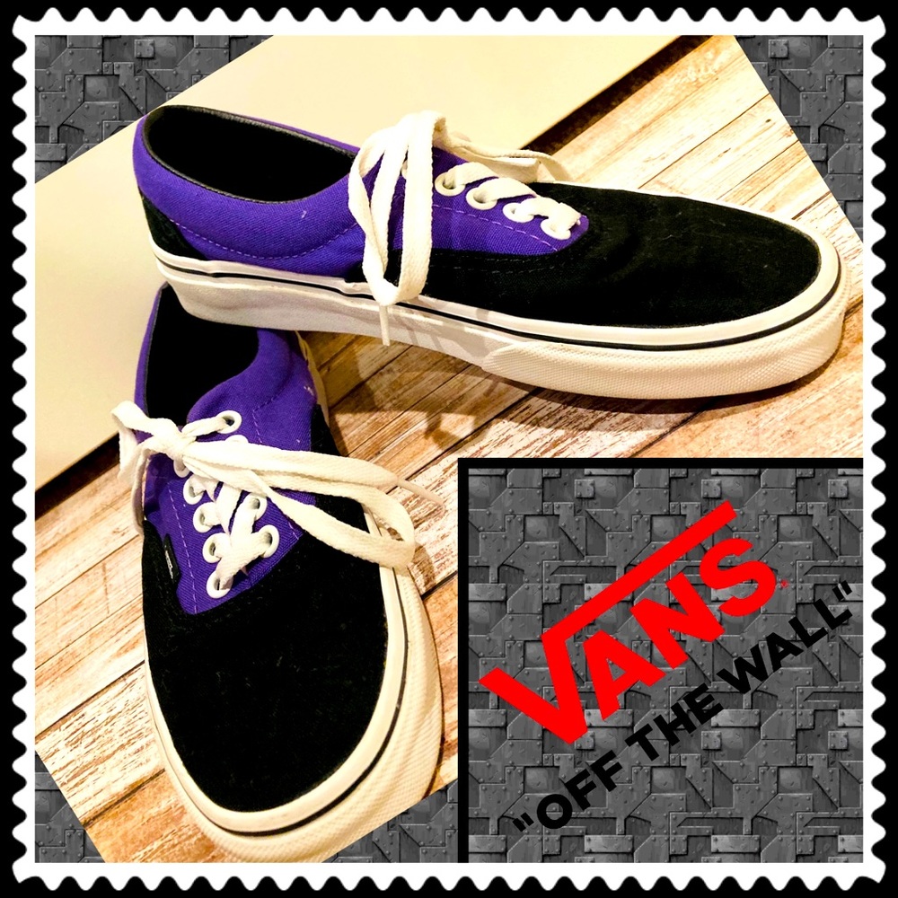 Vans Authentic Low Top Color-Block Sneakers.